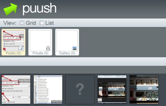 معرفي برنامه تصويربرداري از محيط ويندوز و آپلود همزمان در وب |puush.me 