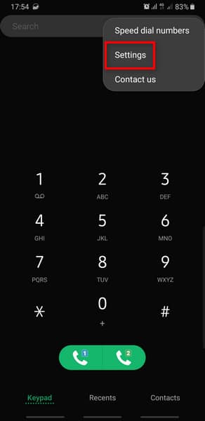 فعال کردن ضبط تماس گوشی Galaxy S8 با اندروید ۹٫۰Pie 