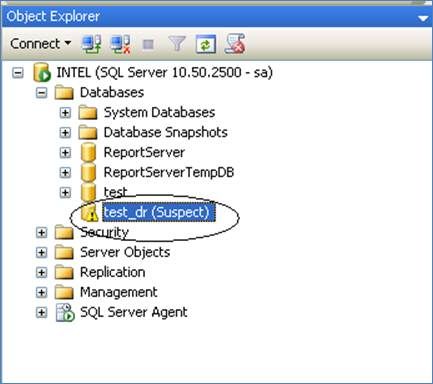 رفع مشکل Suspect دیتابیس در SQL Server 
